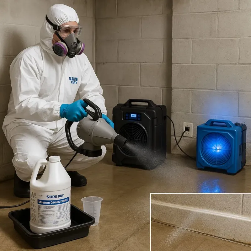 Sanitization and Odor Removal process in Klamath Falls, OR